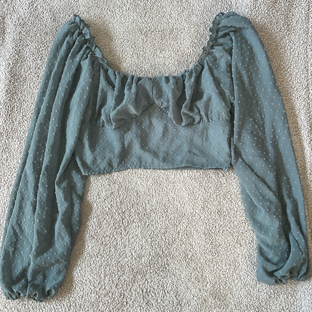 Women’s Long Sleeve Crop Top